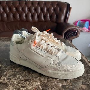 Men's Adidas x Pharrell Williams Continental Cream Tan Rare Size 10 FX8002